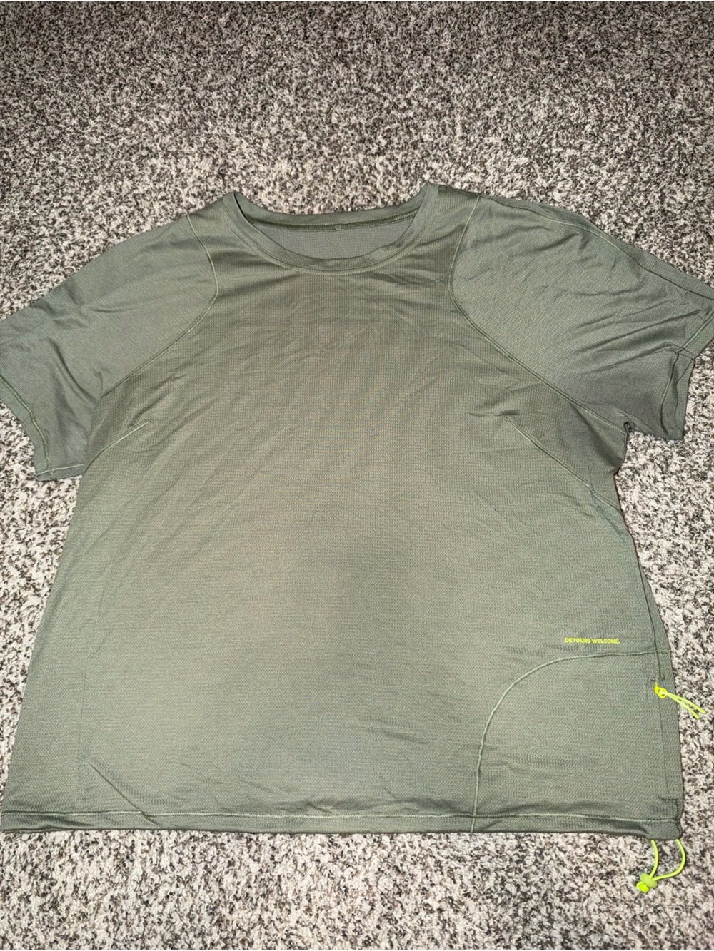 Lululemon cinch waist shirt